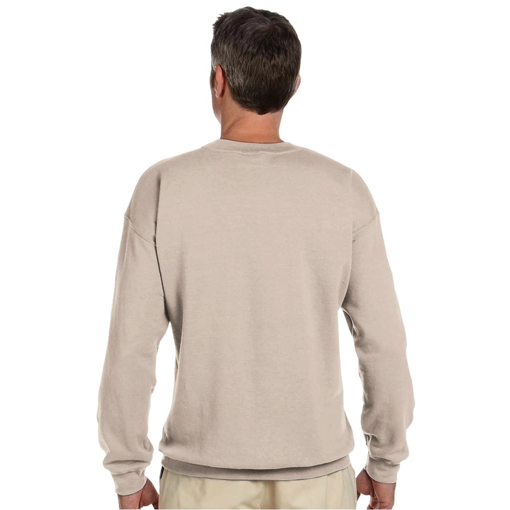 Gildan Beige Sweatshirt w/ Floral Design, Unisex Medium, Petals & Peace Crewneck - Picture 5 of 8